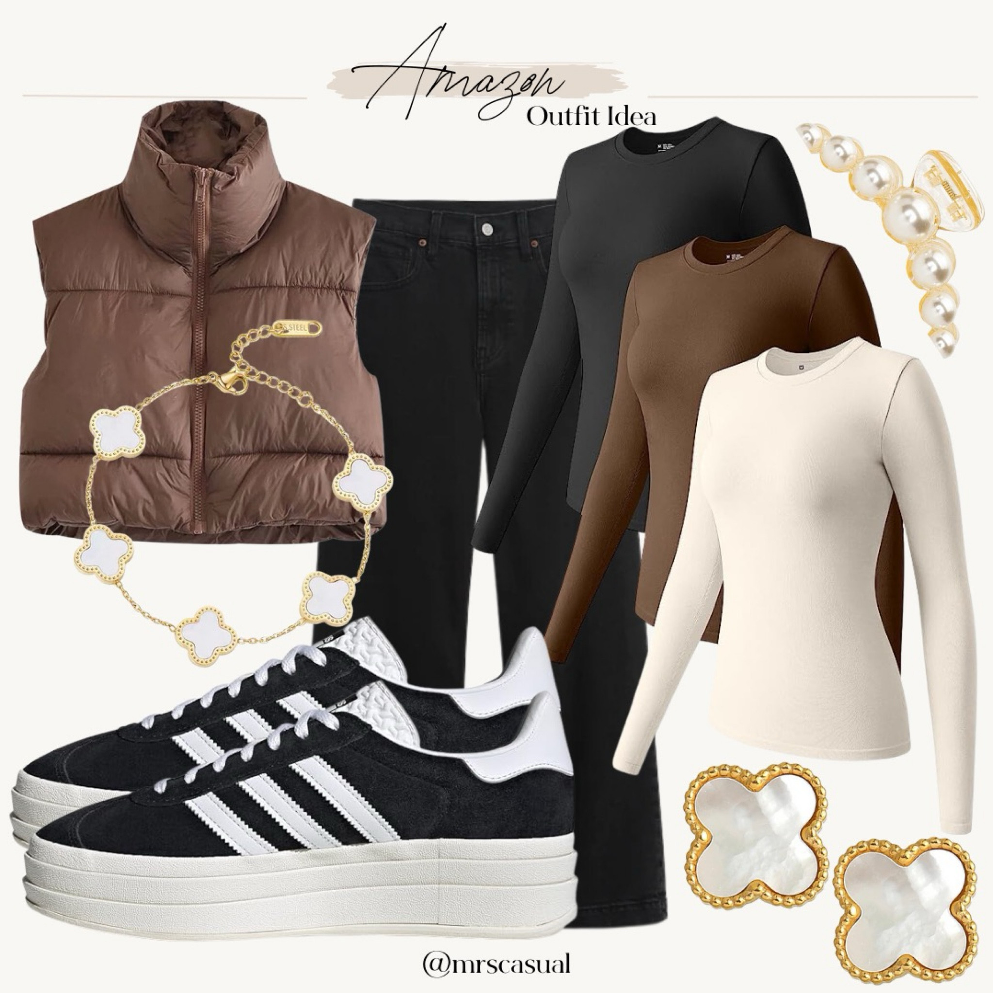 Amazon puffer vest Fall outfit idea. Have this one and love it! Runs tts 

#LTKsalealert #LTKfindsunder100 #LTKfindsunder50