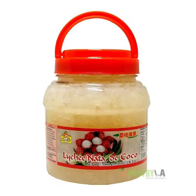 Bolle Lychee Coconut Jelly Nata de Coco Bubble Tea, Topping 2 lbs. 3 oz. (35 oz.) | Target