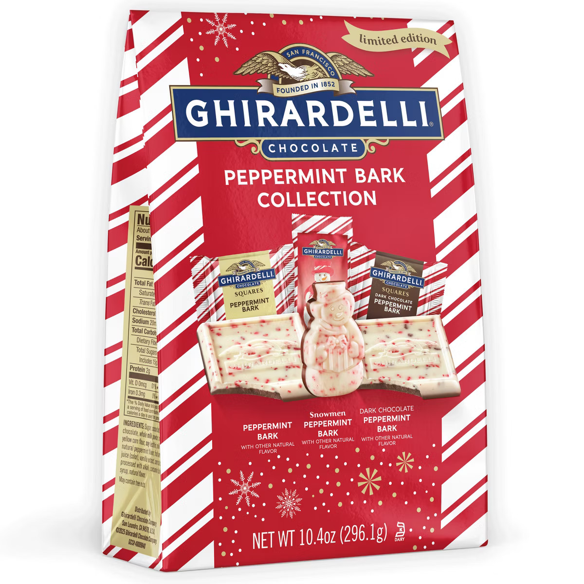 Ghirardelli Christmas Peppermint Bark XL Bag - 10.4oz | Target