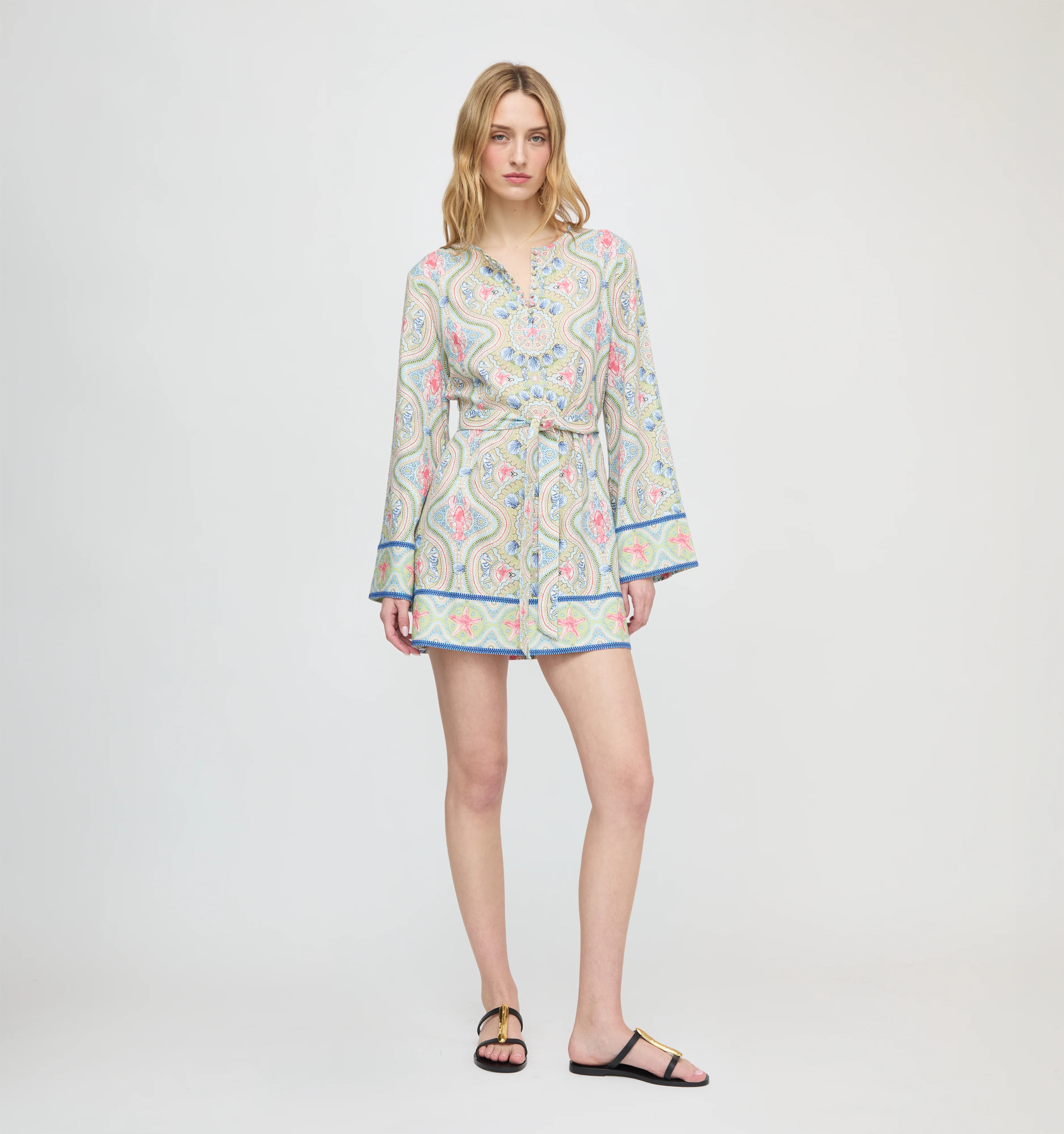 The Doris Mini Tunic | Sea Scroll / L | Hill House Home | Hill House Home US