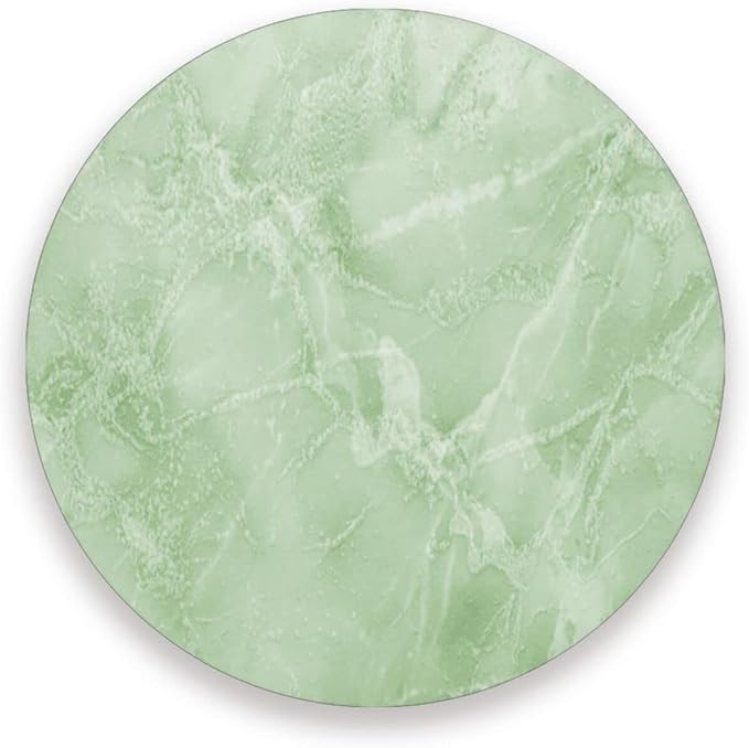 xigua Light Green Round Cup Coaster with Ceramic Stone and Cork Base 1PCS,Absorbent Cup Mats,Cup ... | Amazon (US)