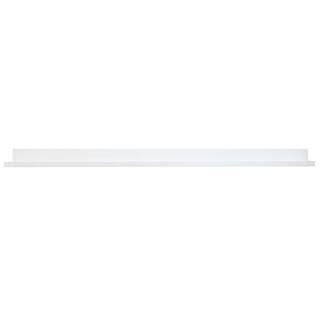 inPlace 72 in. W x 4.5 in. D x 3.5 in. H White Extended Size Picture Ledge 9602058E - The Home De... | The Home Depot