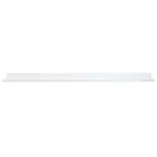 inPlace 72 in. W x 4.5 in. D x 3.5 in. H White Extended Size Picture Ledge 9602058E - The Home De... | The Home Depot