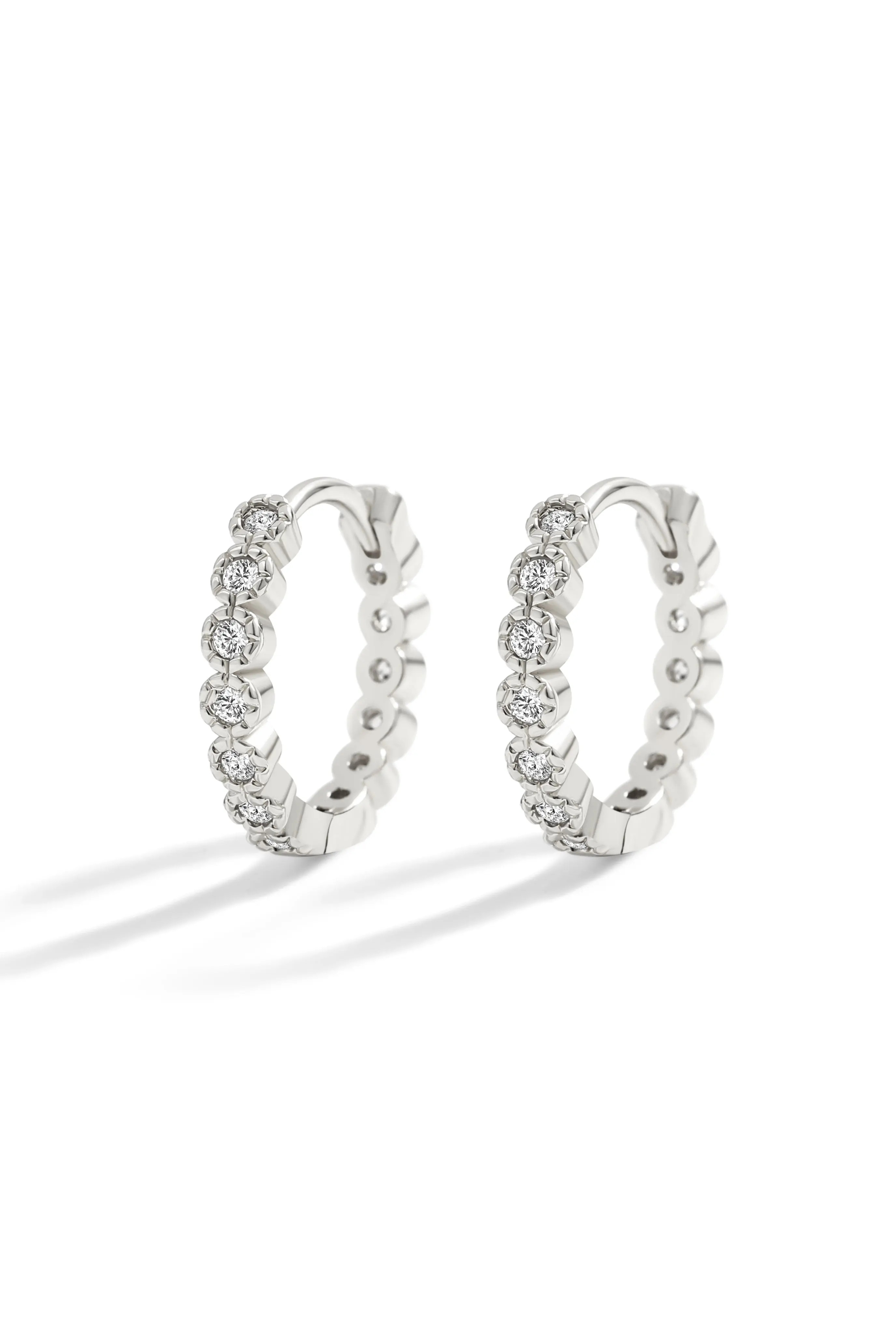 Shimmer Huggie Hoop Earrings (Women) | Nordstrom | Nordstrom
