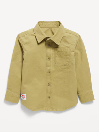 Long-Sleeve Pocket Ripstop Shirt for Toddler Boys | Old Navy (US)
