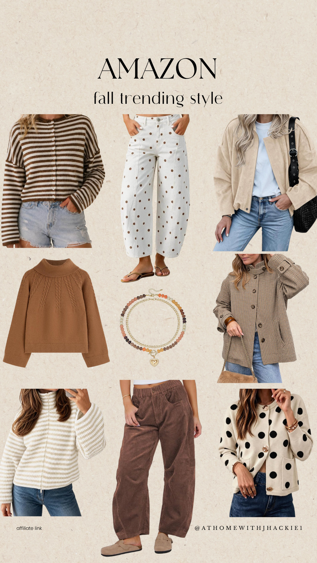 Amazon fall fashion 2026, Amazon fall outfits for women, trending Amazon fashion finds, affordable fall clothing, fall wardrobe essentials, cozy fall sweaters, striped cardigan, polka dot barrel jeans, wide leg corduroy pants, fall layering pieces, neutral fall outfits, chic fall jackets, casual autumn outfits, trendy fall accessories, fall outfit inspiration, Amazon fashion must haves, affordable women's fashion, elevated everyday style, fall capsule wardrobe, cozy chic fashion 

 #LTKSeasonal #LTKSaleAlert #LTKBeauty