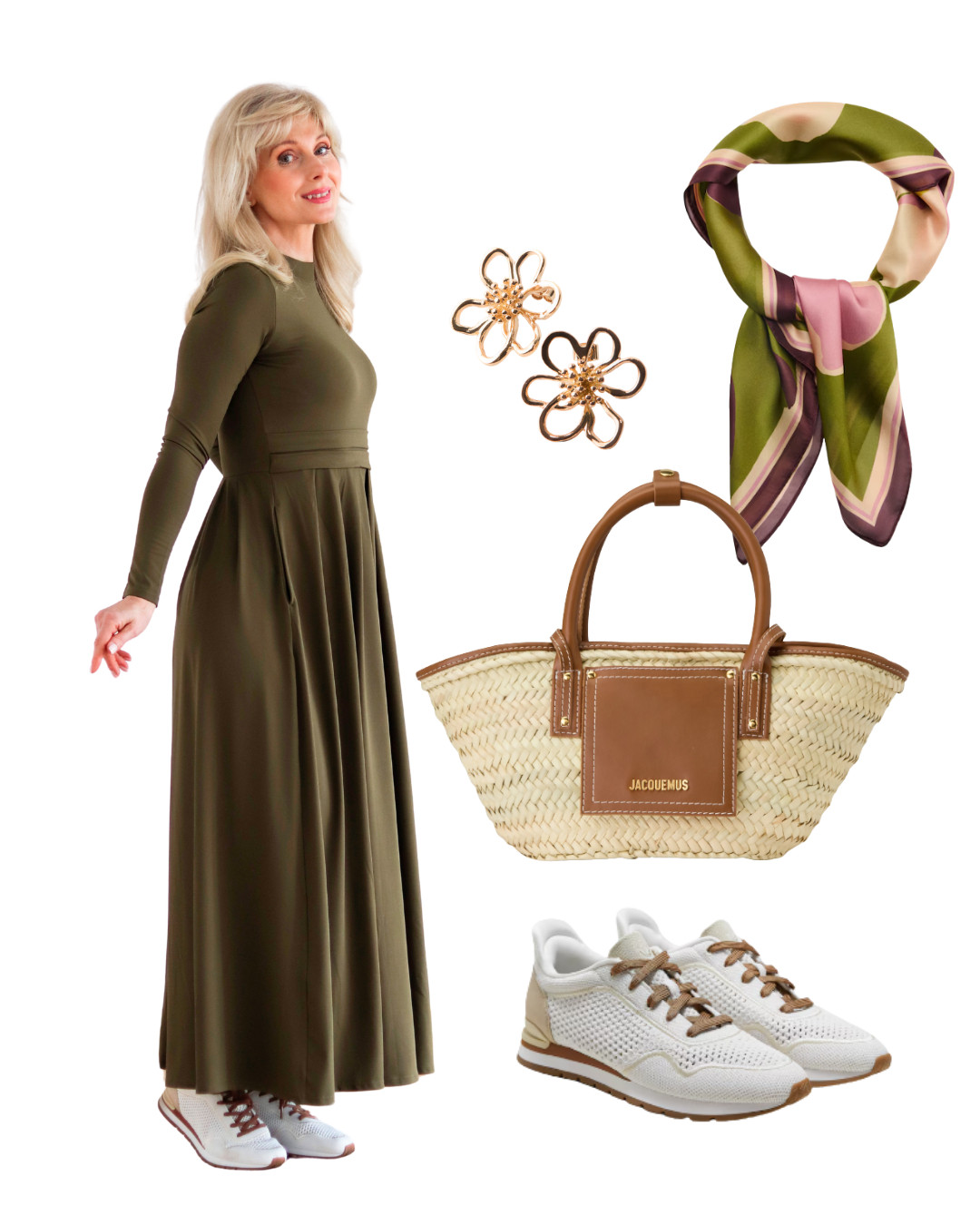 Spring Outfit - Kleider Inspo mit einer Korbtasche  

 #LTKkleider #LTKstyletip #LTKspring