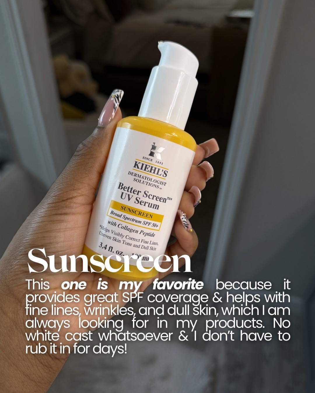 ✨ Daily sunscreen is a non-negotiable skincare essential!

I love this SPF from Kiehl's because it gives great SPF coverage while helping with fine lines, wrinkles, and dull skin. The formula is lightweight, blends easily, and leaves zero white cast.

#LTKgrwm #LTKBeauty #LTKselfcare