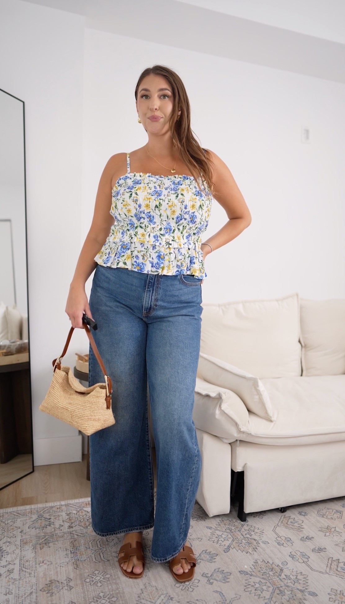 easy denim + florals 🌼

Walmart top, floral cami, wide leg jeans, spring outfit, casual chic, everyday style

#LTKMidsize #LTKootd #LTKTravel