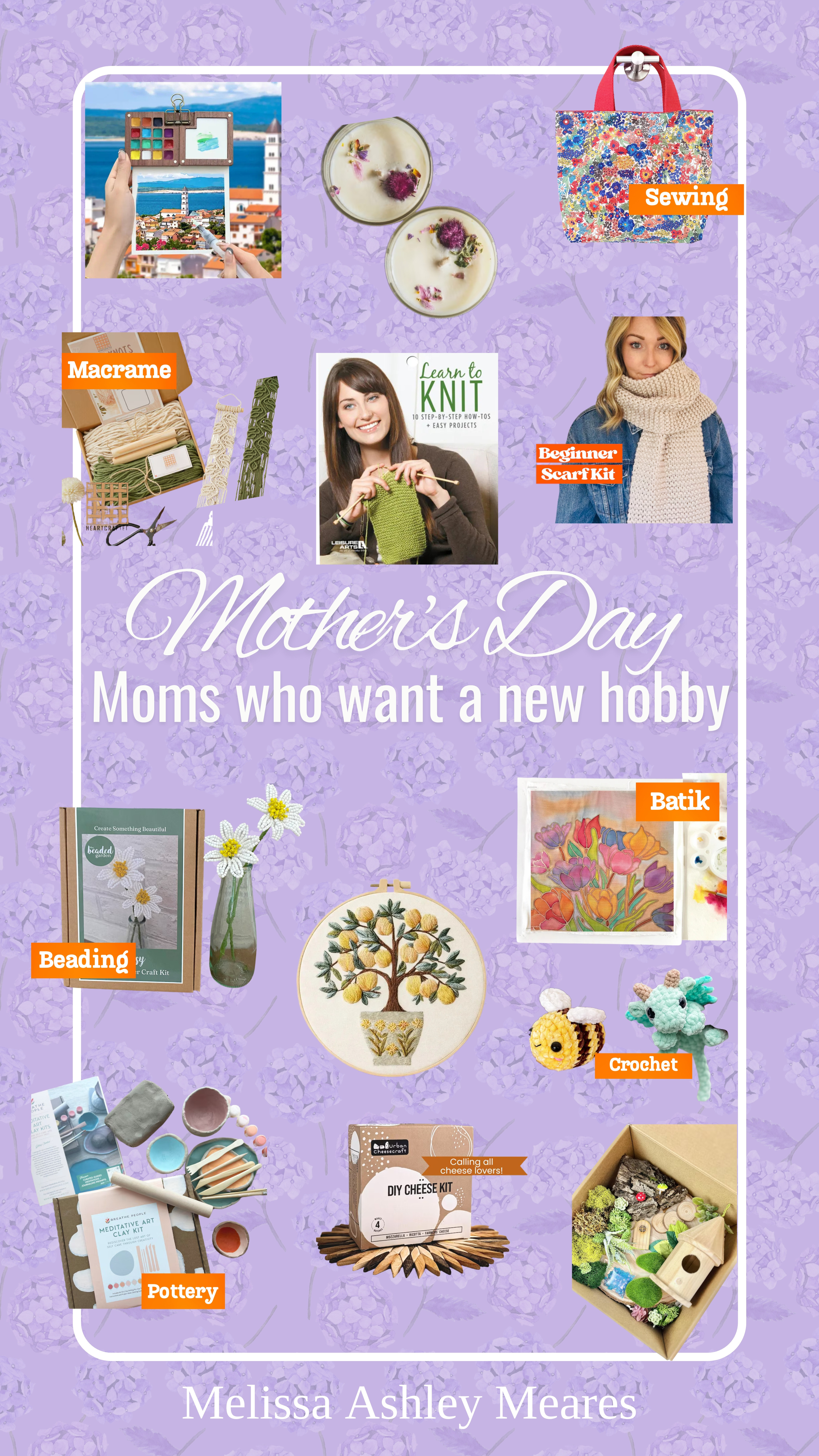 For the mom who’s ready to try something new 🙌

These are such fun ideas for anyone who’s been wanting a new hobby. Also very easy to justify buying for yourself… just saying 👀

crafting, sewing, candle making, embroidery, painting, watercolor, cheese making, batik, crochet, knitting, beading, pottery, fairy garden kit 

 #LTKGiftGuide #MothersDay #GiftIdeas #CreativeMom #HobbyTime #DIYLife #SelfCare #CozyLiving #LTKFinds #ThoughtfulGifts #DIYInspo #TrySomethingNew #LTKMothersDay #LTKselfcare #LTKSaleAlert
