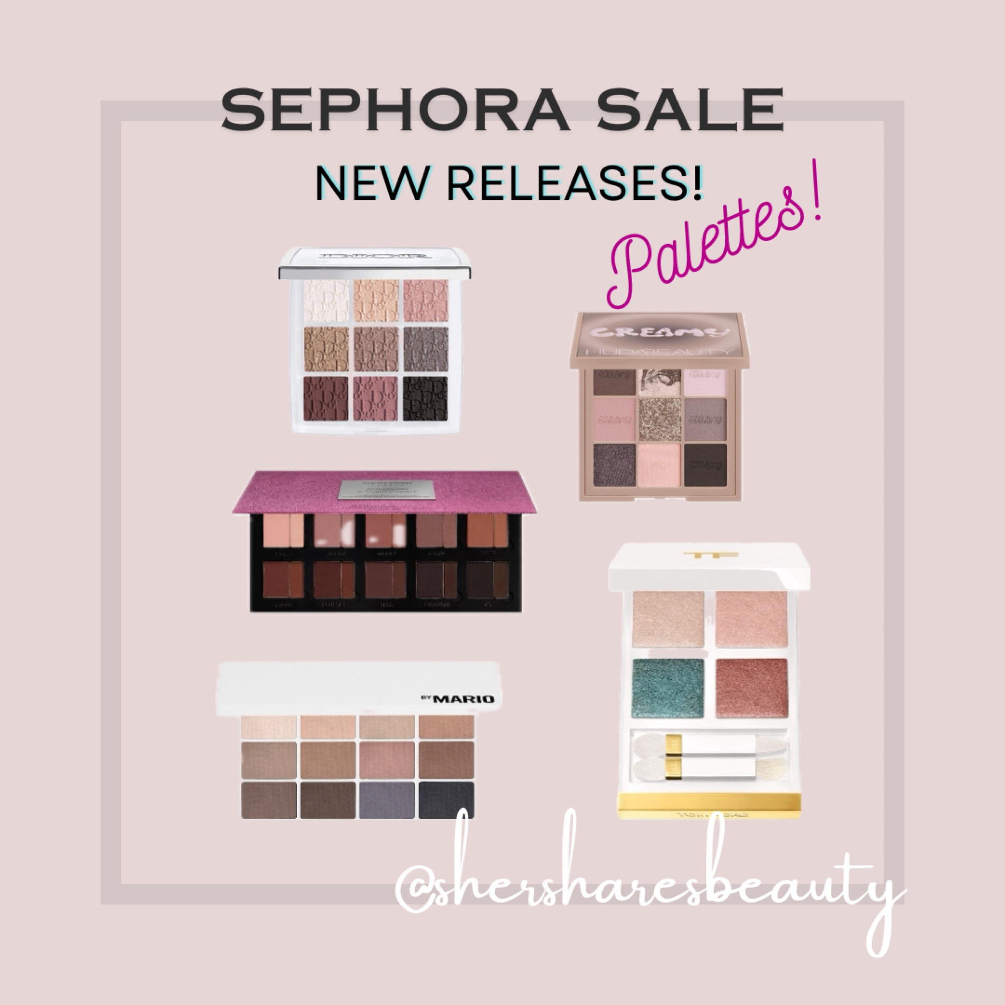 Sephora Sale Recommendations: New Release Eyeshadow Palettes. Danessa Myricks, makeup by Mario, huda beauty, Tom Ford, Dior 

#LTKsalealert #LTKbeauty #LTKxSephora
