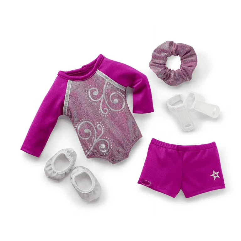 American Girl Truly Me Somersault Sparkle Gymnastics Outfit for 18 inch Dolls | Walmart (US)