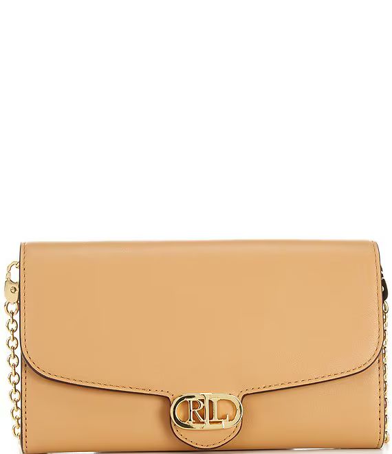 Lauren Ralph Lauren Leather Adair Wallet Crossbody Bag | Dillard's | Dillard's
