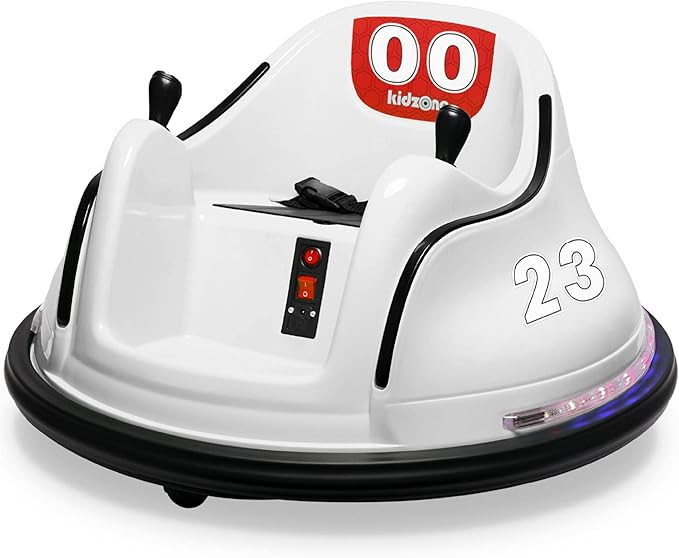 Kidzone 6V Electric Ride On Bumper Car for Kids & Toddlers 1.5-5 Years Old, DIY Sticker Baby Bump... | Amazon (US)