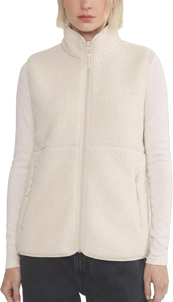 Hixiaohe Sherpa Fleece Vest for Women Lightweight Zip Up Sleeveless Jacket | Amazon (US)