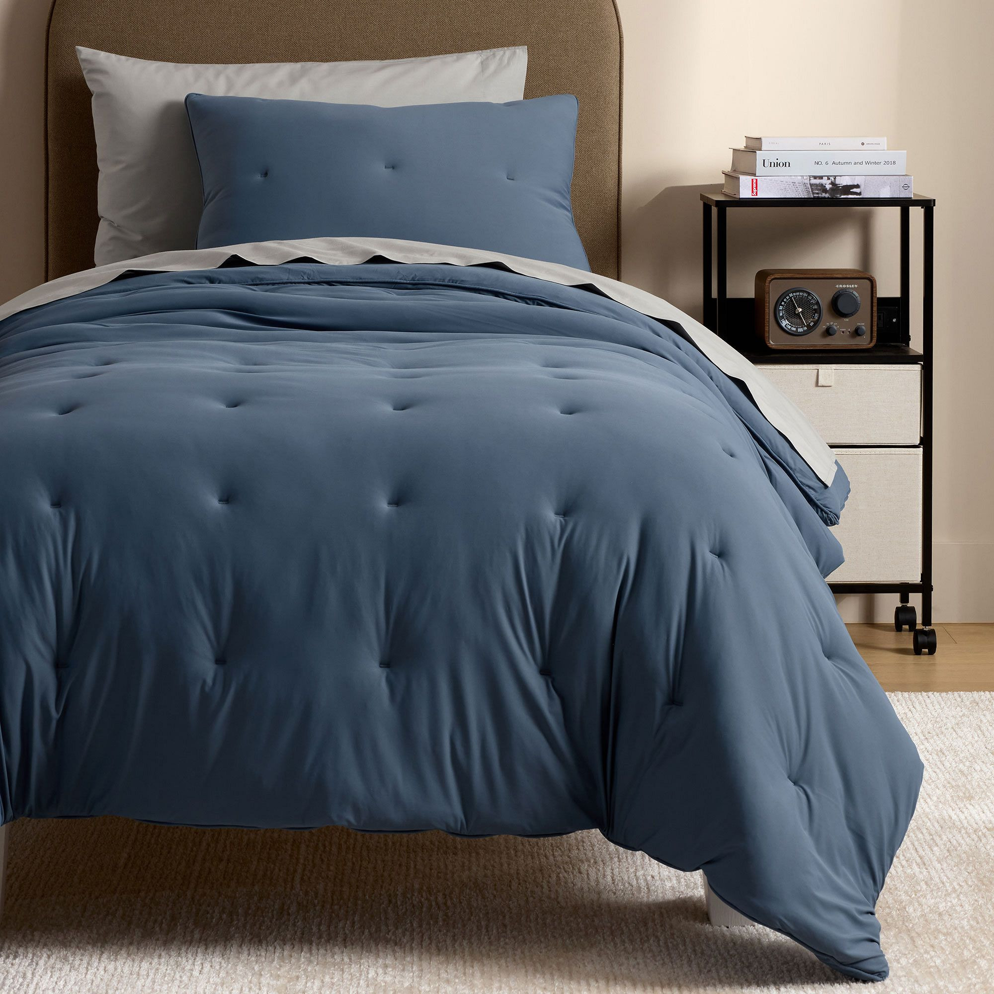 Keep-it-Cool Comforter™ - Slate Blue | Dormify