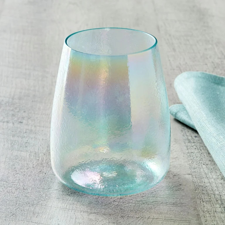 Better Homes & Gardens 19-Ounce Plastic Iridescent Wine Tumbler, 6-Pack - Walmart.com | Walmart (US)
