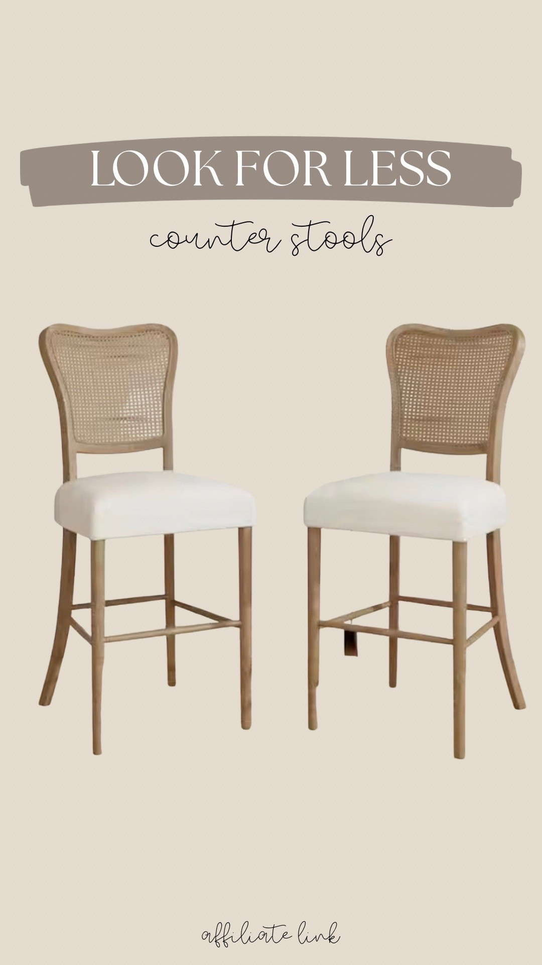 Look for less counter stools! I used to have counter stools like these in our previous home and now these are available and fraction of the price! Arhaus look for less ✨

Designer look for less, bougie on a budget, counter stools 

#LTKSeasonal #LTKHome