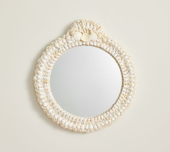 Shell Round Wall Mirror | Pottery Barn (US)