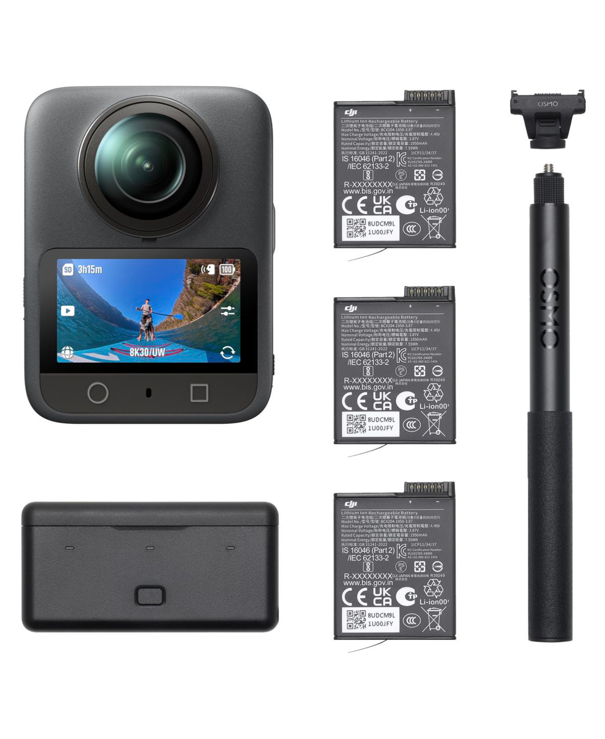 Dji Osmo 360 8K Action Camera Adventure Combo - Black | Macy's