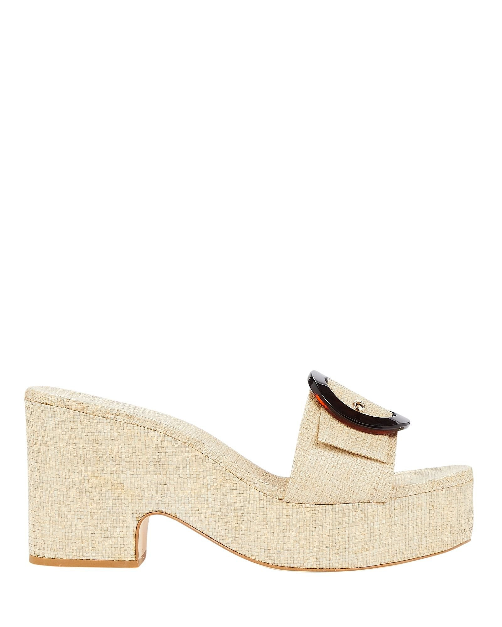 Cleia Platform Wedge Mules | INTERMIX