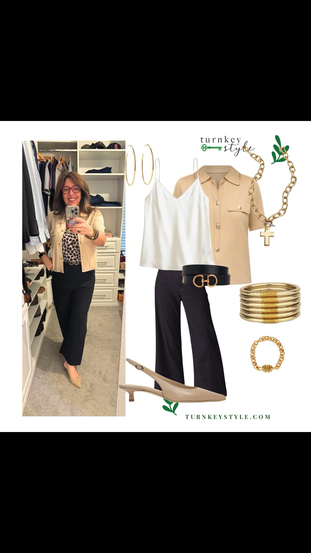 Ready no matter where my day takes me. 
Work, coffee, networking, or dinner. 
Easy, chic, pulled together and comfortable. 
All vintage pieces from my closet  

#LTKWorkwear #LTKOver40 #LTKPlusSize
