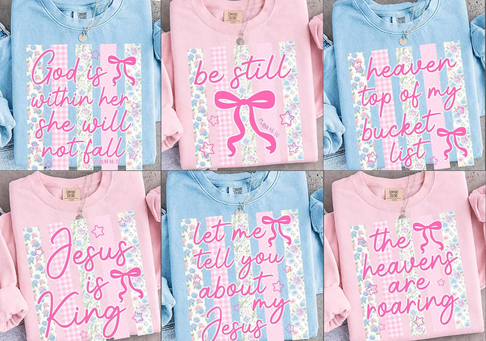 Striped Christian Floral Png Bundle, Preppy Faith Png, Religious Png, Jesus is King Png, Bible Ve... | Etsy (Global)