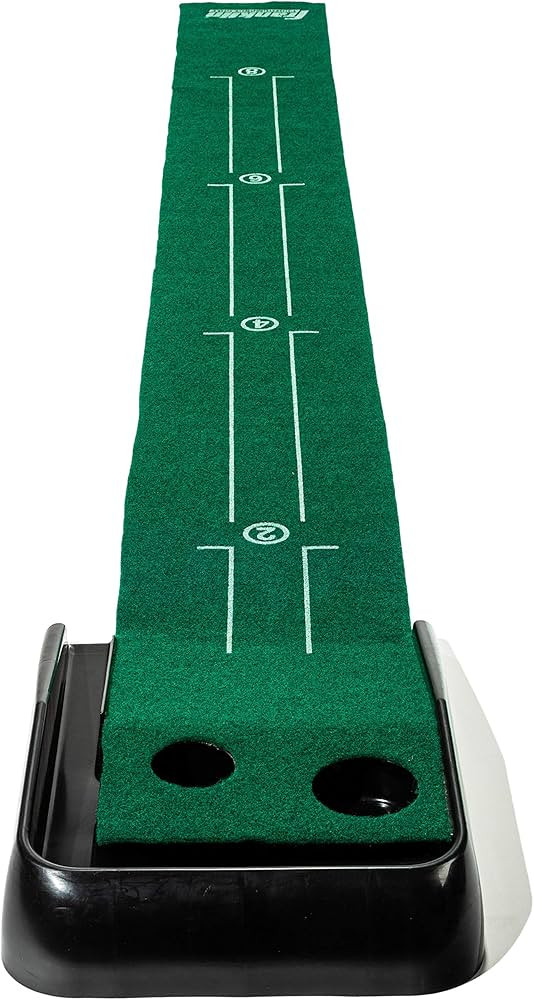 Franklin Sports Indoor Golf Putting Green – Portable Authentic 9 Foot Mat with Auto Ball Re... | Amazon (US)