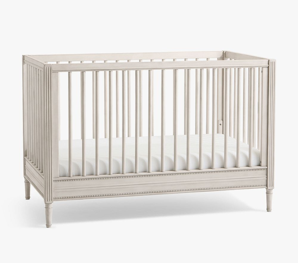 Harlow Convertible Crib, Antique Gray, UPS | Pottery Barn Kids