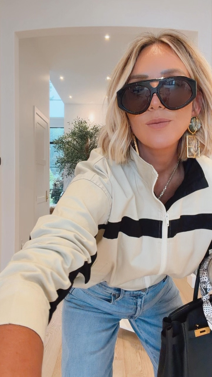 The “Neva canvas jacket” is so good too! Giving YSL for a fraction of the price ❤️😍 use my code “ABIGAIL35” for 35% off the whole collection 🫶 I’m wearing a medium