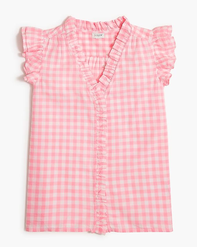 Sleeveless ruffle top | J.Crew Factory