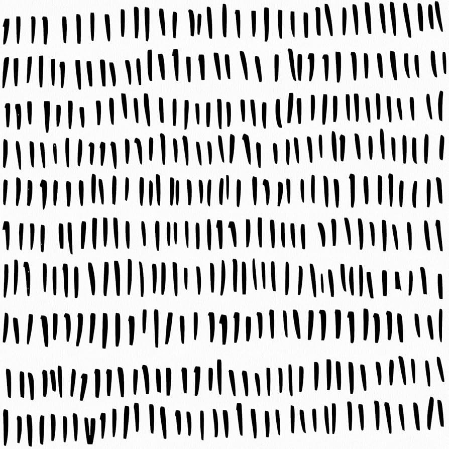 Livebor Black and White Peel and Stick Wallpaper Stripe Contact Paper 17.7inch x 118.1inch Black ... | Amazon (US)
