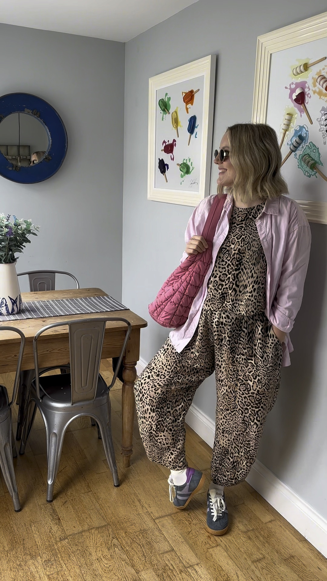 The perfect set DOES exist. 
Gola Elan trainers, Beyond Nine Esme and Mabel set (top size S, trousers size XS), H&M pink shirt (size M), M&S bag and free people sunglasses. Alternatives linkedd

#LTKuk #LTKsummer #LTKeurope