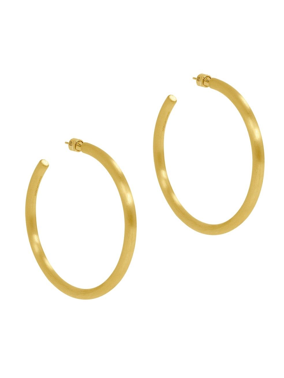 Dune 22K-Gold-Plated Extra-Large Hoop Earrings | Saks Fifth Avenue