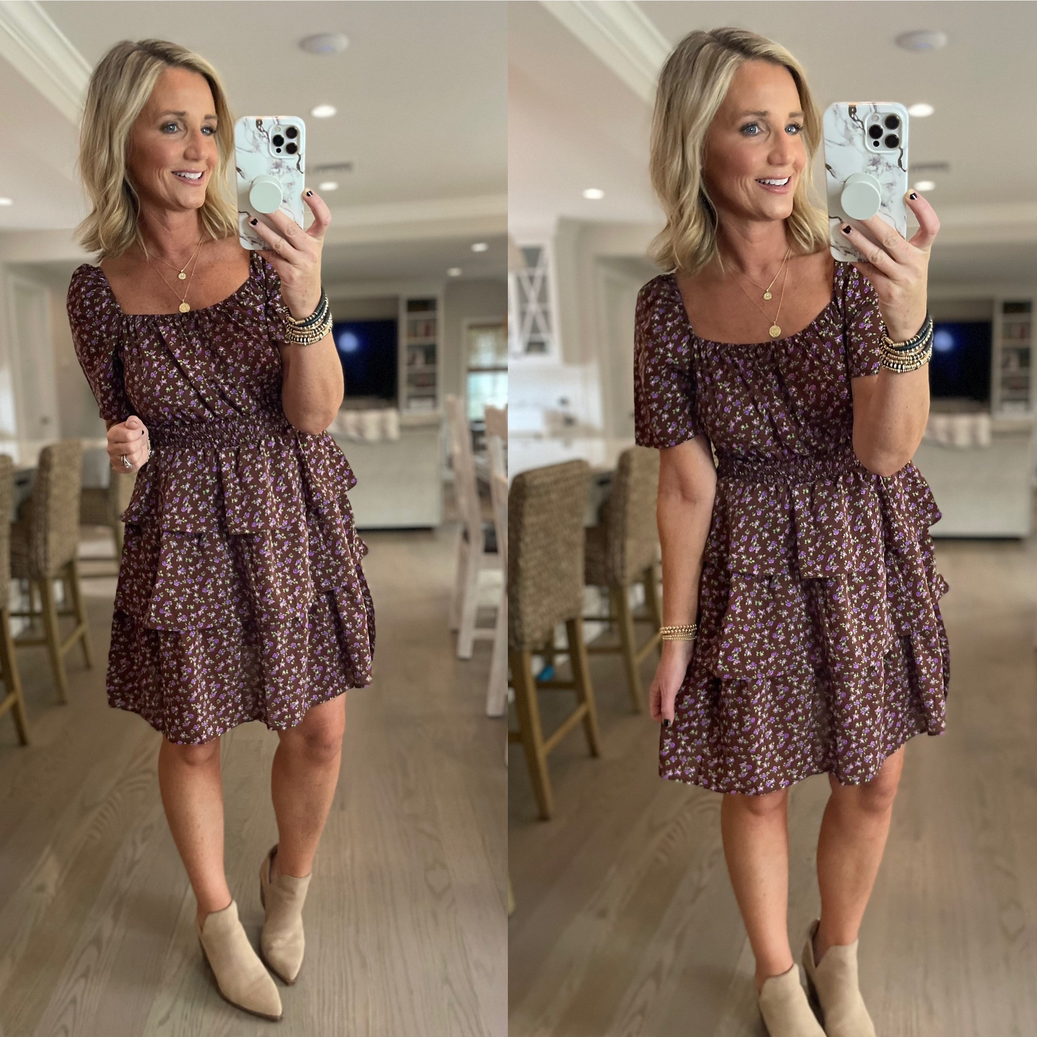 This tiered dress from Prettygarden is a great transition dress. Wear it now with booties or later with sandals! TTS 

#LTKstyletip #LTKunder50 #LTKsalealert