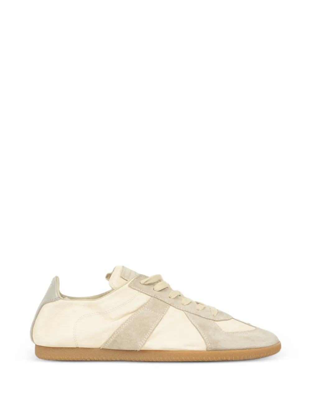 Maison Margiela Replica leather sneakers - Neutrals | Farfetch Global