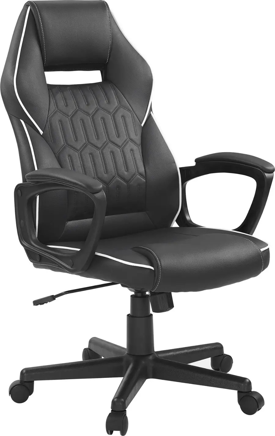 Insignia™ - Essential PC Gaming Chair - Black | Best Buy U.S.