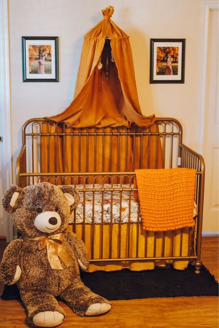 Evie’s nursery. 🥹So much love went into setting up her room! I looked for ways to make it as special as possible while staying renter friendly which is not always easy! Items linked on LTK ❤️ 

#LTKbaby #LTKhome #LTKbump