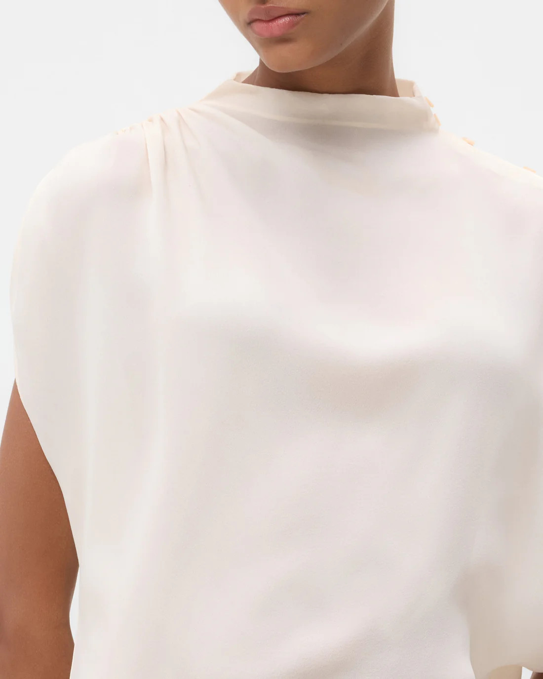 Wish You Would Top in Silk Georgette | TWP