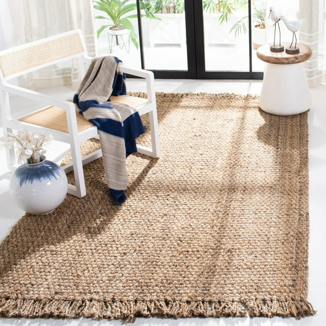 SAFAVIEH Natural Fiber Doncho Braided Jute Area Rug, Natural, 3' x 5' | Walmart (US)