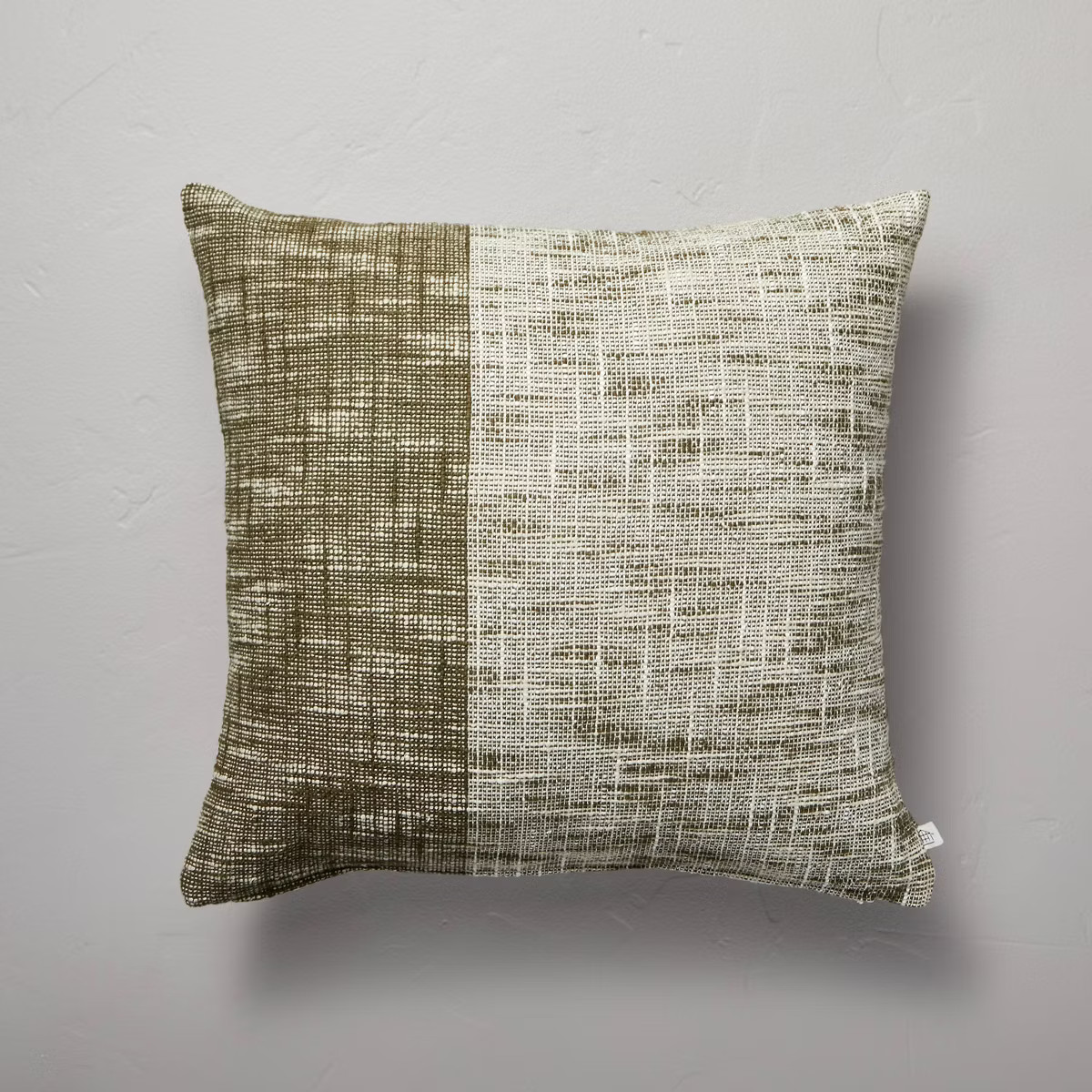 18"x18" Vertical Color Block Square Throw Pillow - Hearth & Hand™ with Magnolia | Target