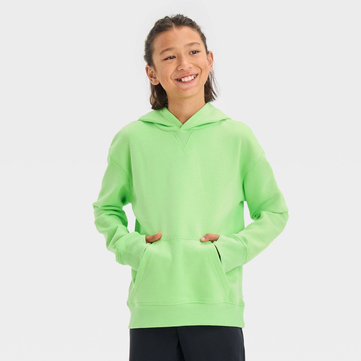 Boys' Fleece Hooded Sweatshirt - All In Motion™ | Target