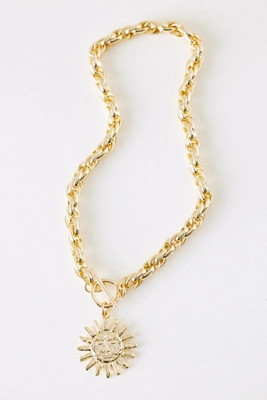 Statement Sun Pendant Necklace | Anthropologie (UK)