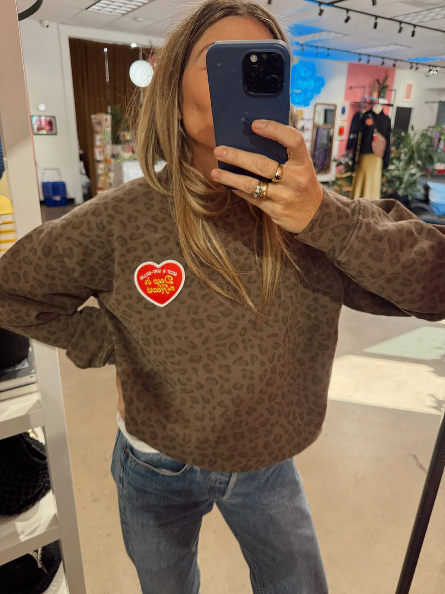 Deep In The Heart Leopard Pullover | Ascot + Hart