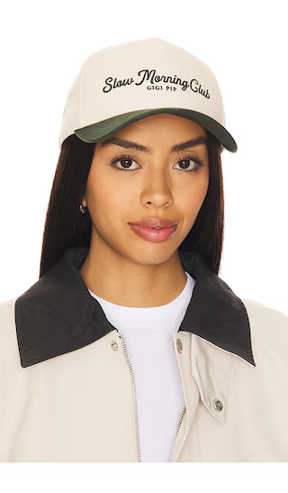 Slow Morning Hat in Cream & Green | Revolve Clothing (Global)