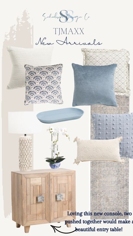 New coastal home finds from T.J. Maxx! As always, enjoy free shipping on all orders $89+ with code SHIP89! - Coastal home decor, beach house decor, lake house decor, jute rug, affordable rugs, 6x8 rugs, 5x7 rugs, blue rug, raffia side table, nightstands, serena & lily dupes, designer dupe table, fluted bowl, pampas grass, rattan stool, rattan floor lamp. arc lamp, block print pillow, coffee table decor, wood rings, cane nightstand, blue slipcover dining chair, sailing book, coffee table book, casually coastal, coastal furniture, coastal rugs

#LTKfindsunder100 #LTKhome #LTKfindsunder50 

#LTKhome #LTKsalealert #LTKSeasonal