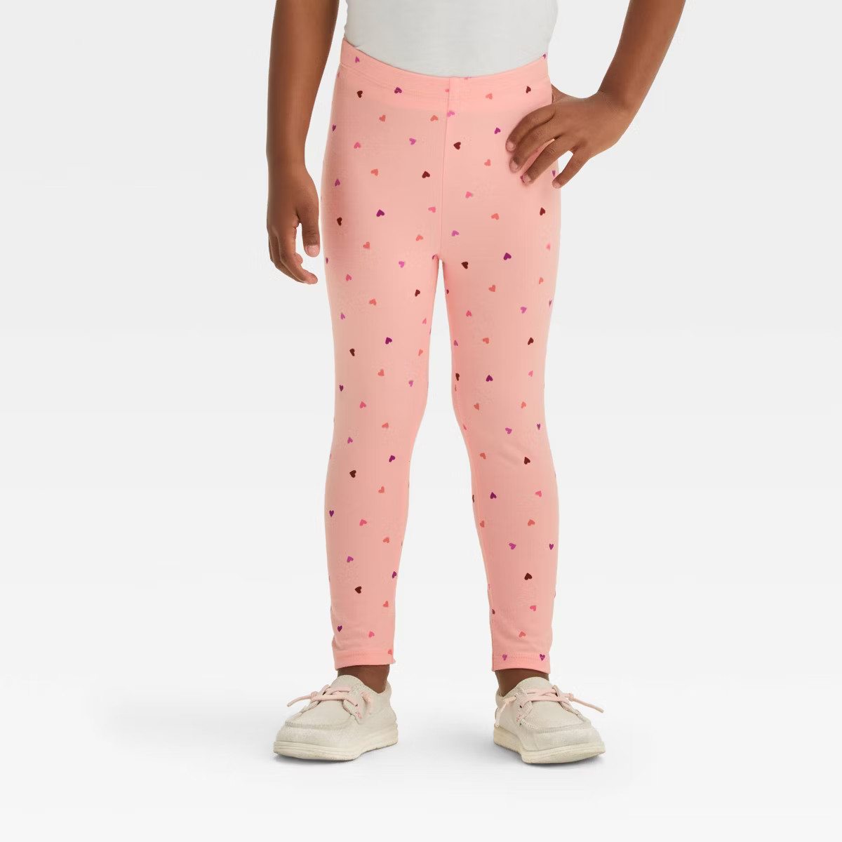 Toddler Girls' Solid Printed Leggings - Cat & Jack™ | Target