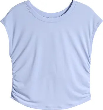 Zella Girl Kids' Crunch Time Ruched T-Shirt | Nordstrom | Nordstrom