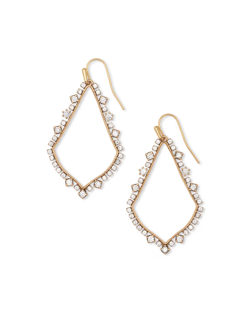 Sophee Crystal Drop Earrings in Vintage Gold | Kendra Scott
