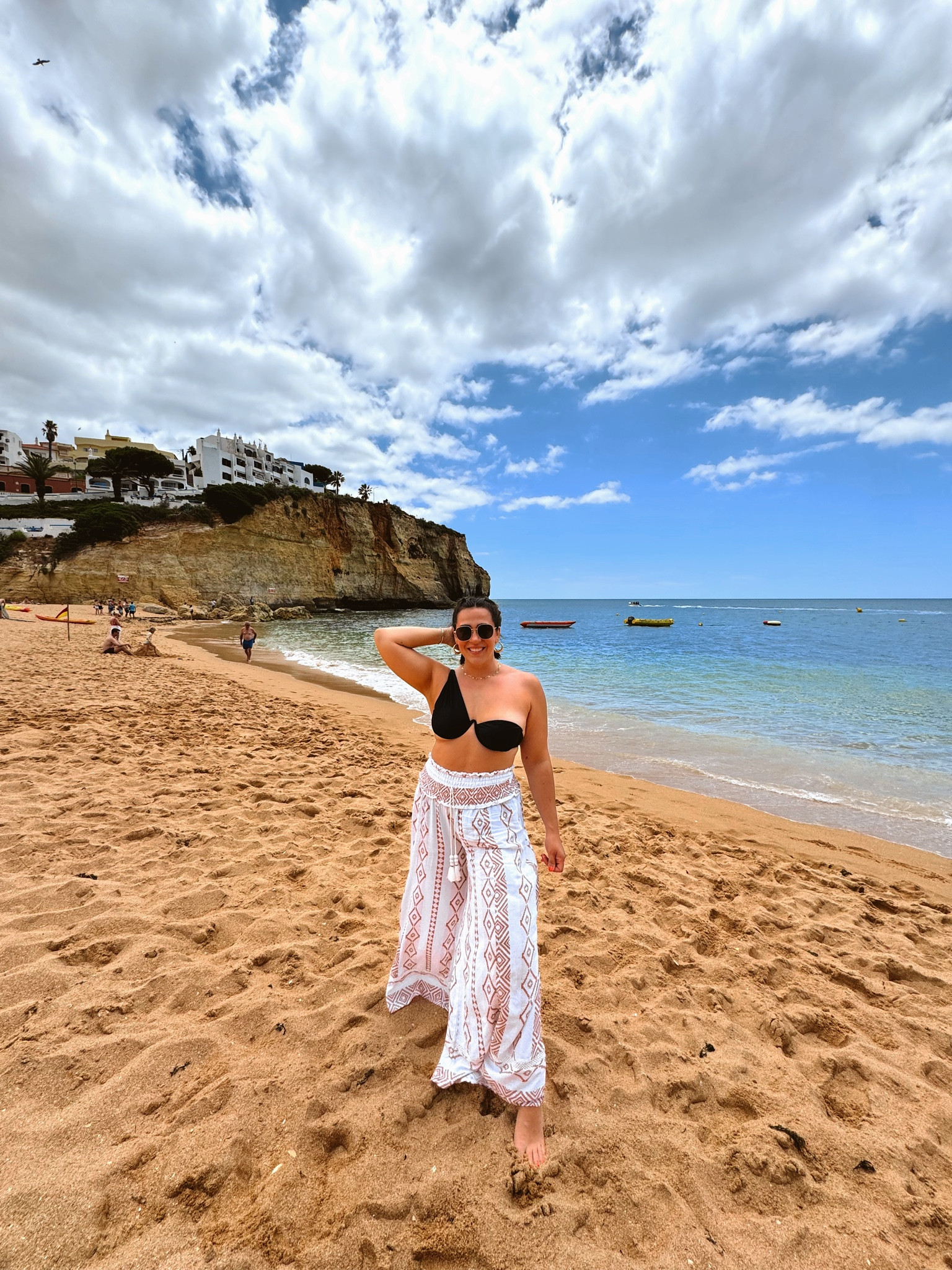 Beach vacation swimsuit cover up 
Flowy beach pants size M
Mom approved apple shape midsize swimsuit bottoms size M 


#LTKMidsize #LTKTravel #LTKSwim